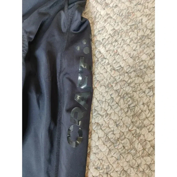 Craft Women's Essence Cycling Knickers Padded USPF50 Sz XS Black Cropped Pants - Picture 7 of 11